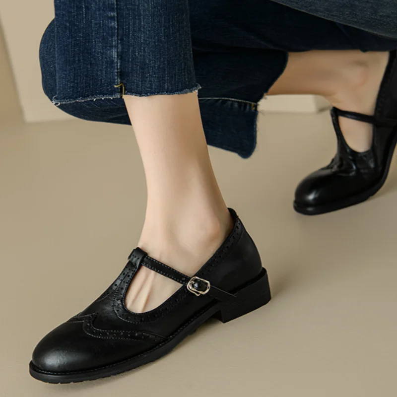Elegante T-Spangen-Mary-Janes