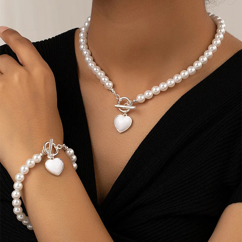 AURELIA PEARL HALSKETTEN-SET