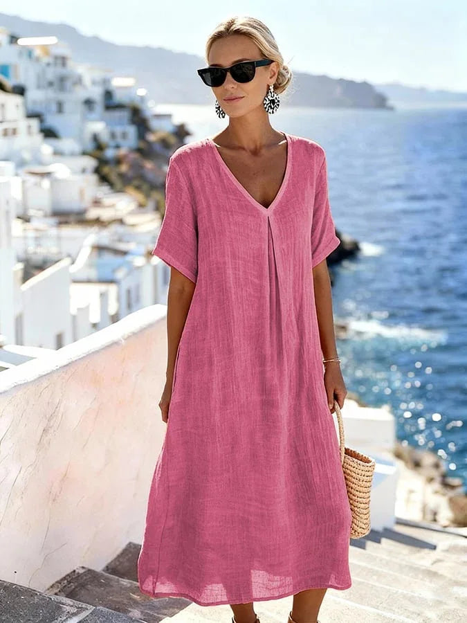 Wrenley | Locker Fallendes Maxikleid