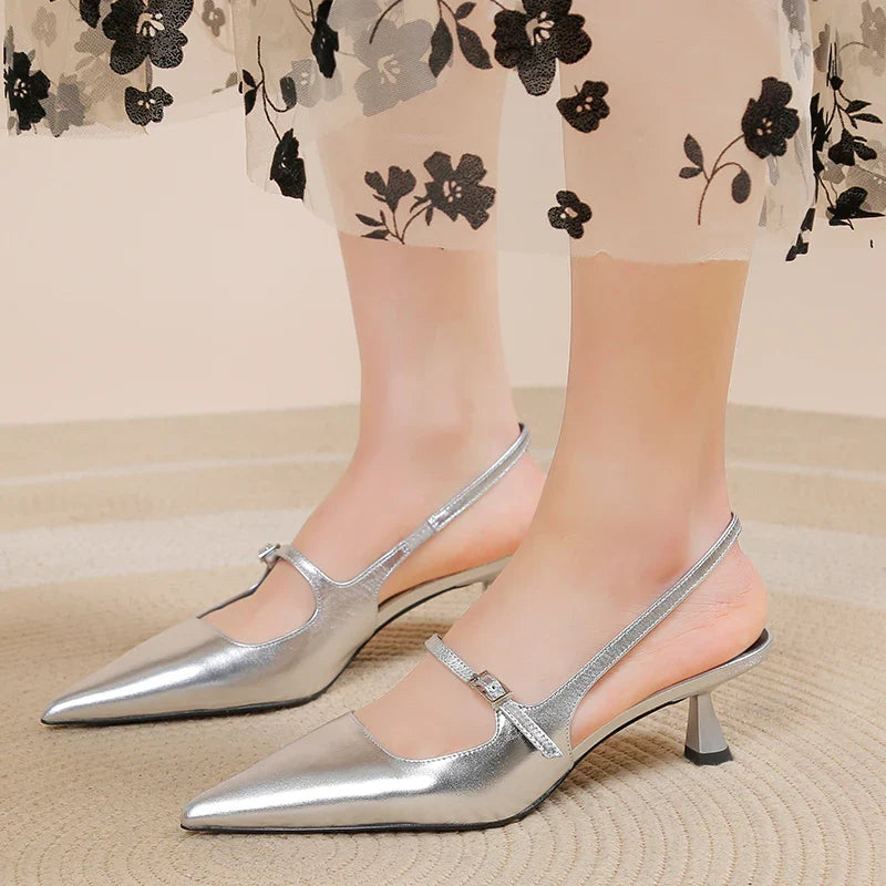 Stella | Slingback-Pumps mit kleinem Absatz