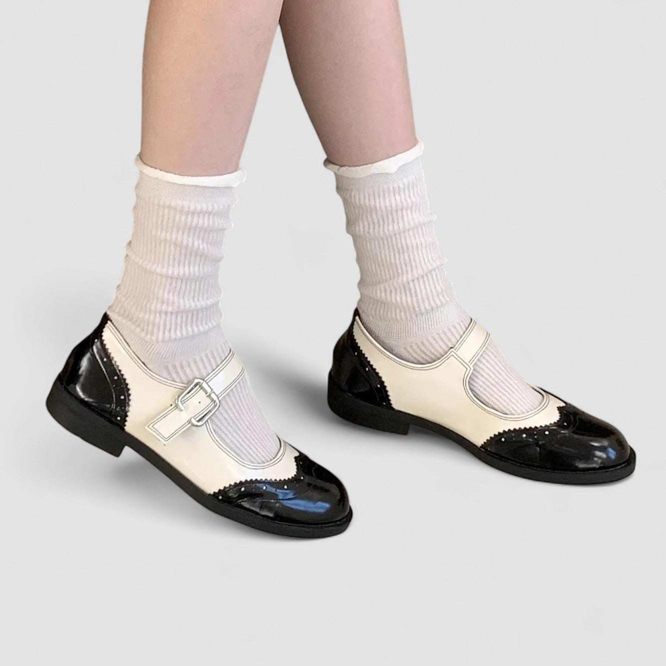 Vintage T-Steg Mary Jane Schuhe