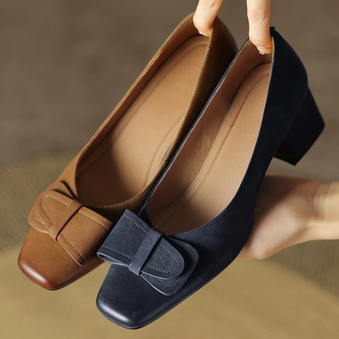 Roselle Leder-High Heels