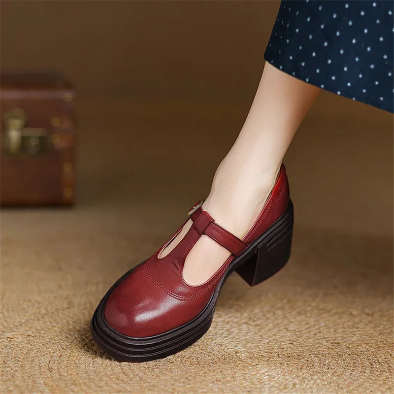 Klobige Pumps