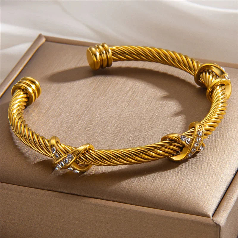 RIVIERA KRISTALLKABEL-ARMBAND