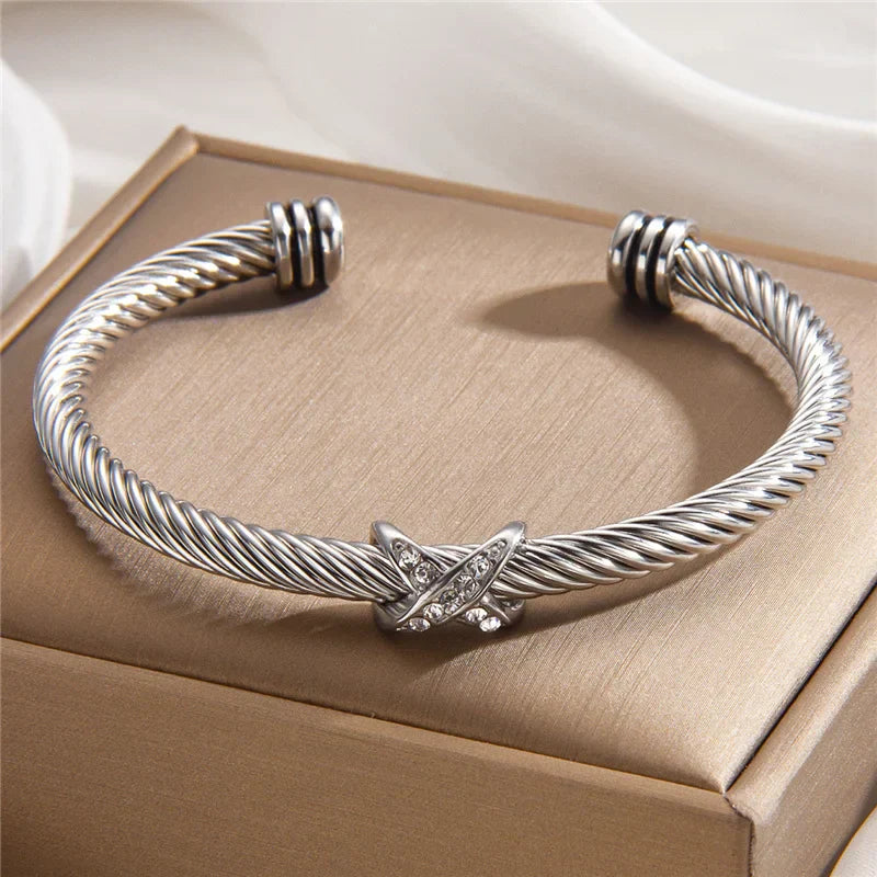 RIVIERA KRISTALLKABEL-ARMBAND