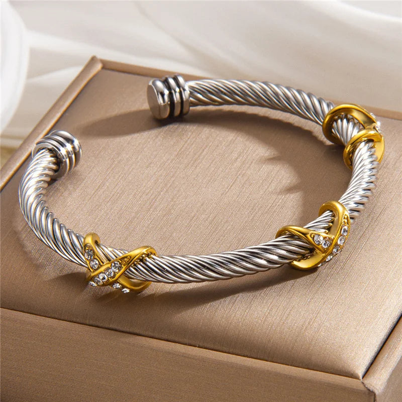 RIVIERA KRISTALLKABEL-ARMBAND