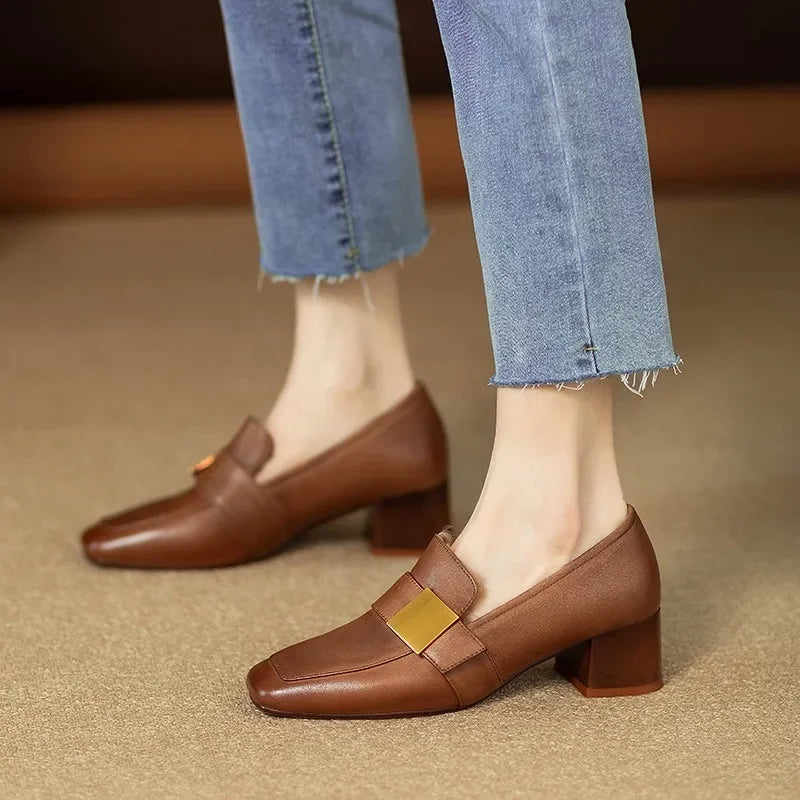 RIVIERA LEDER-SLIPPER