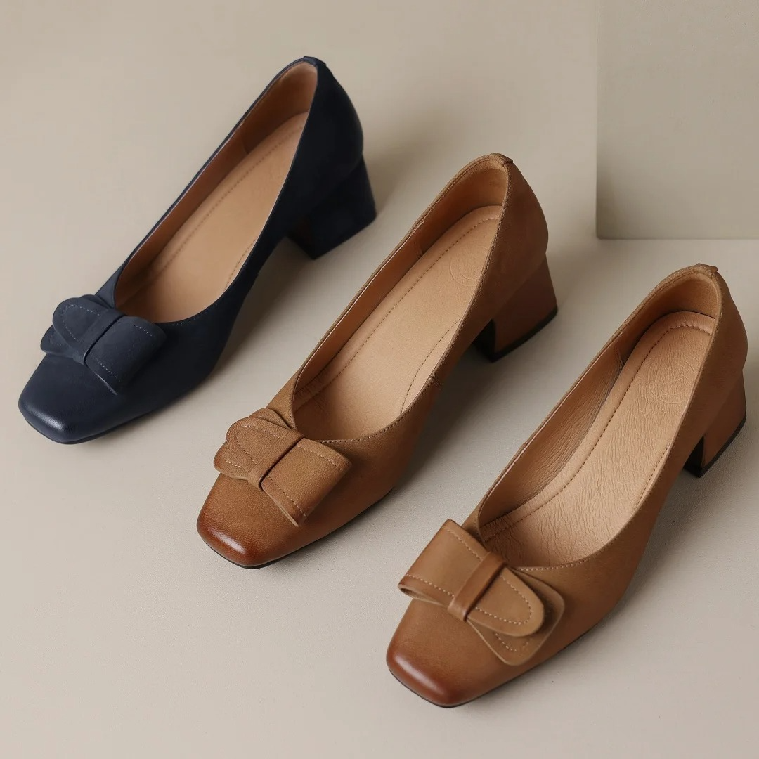 Roselle Leder-High Heels