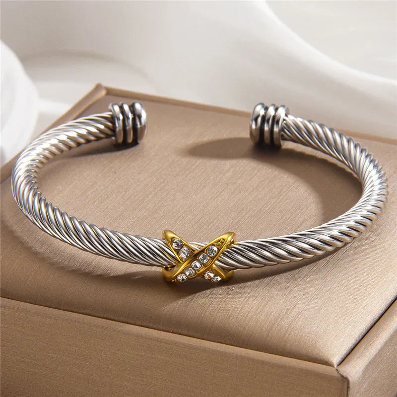 RIVIERA KRISTALLKABEL-ARMBAND
