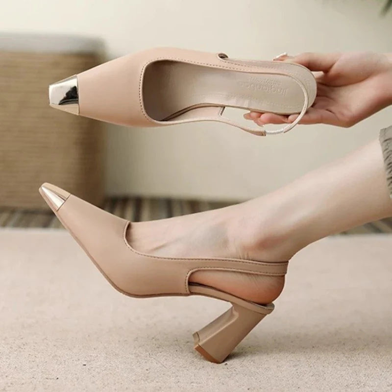 Layla | Slingback-Pumps mit spitzer Kappe