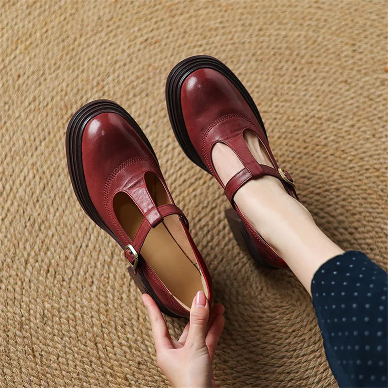 Klobige Pumps