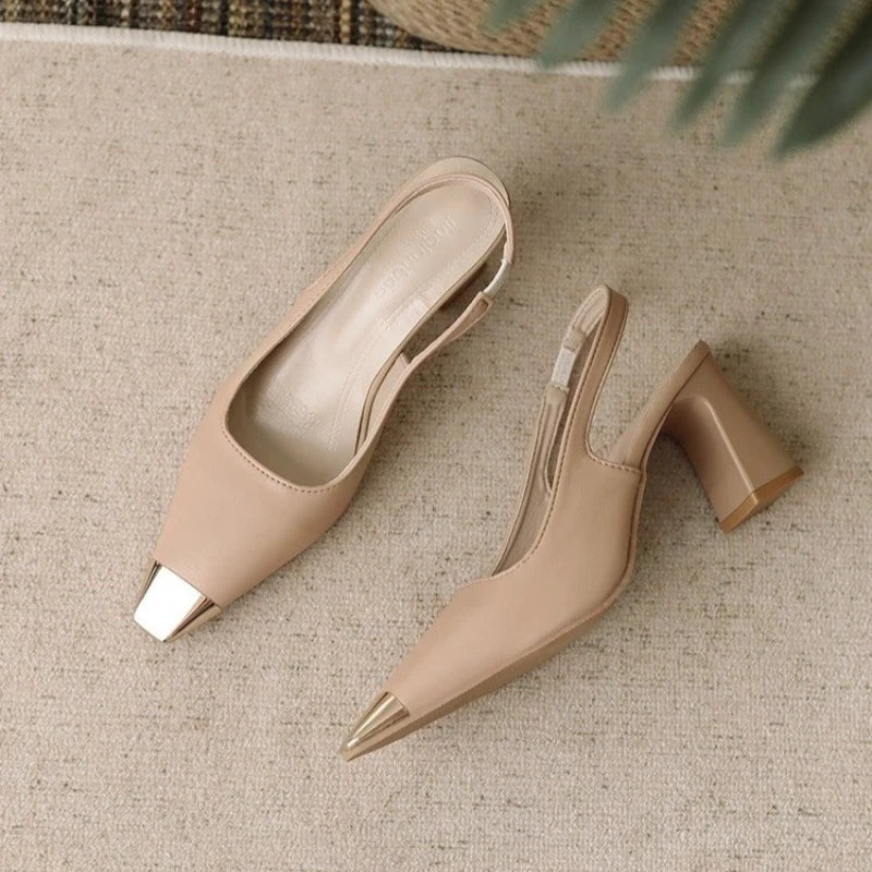 Layla | Slingback-Pumps mit spitzer Kappe