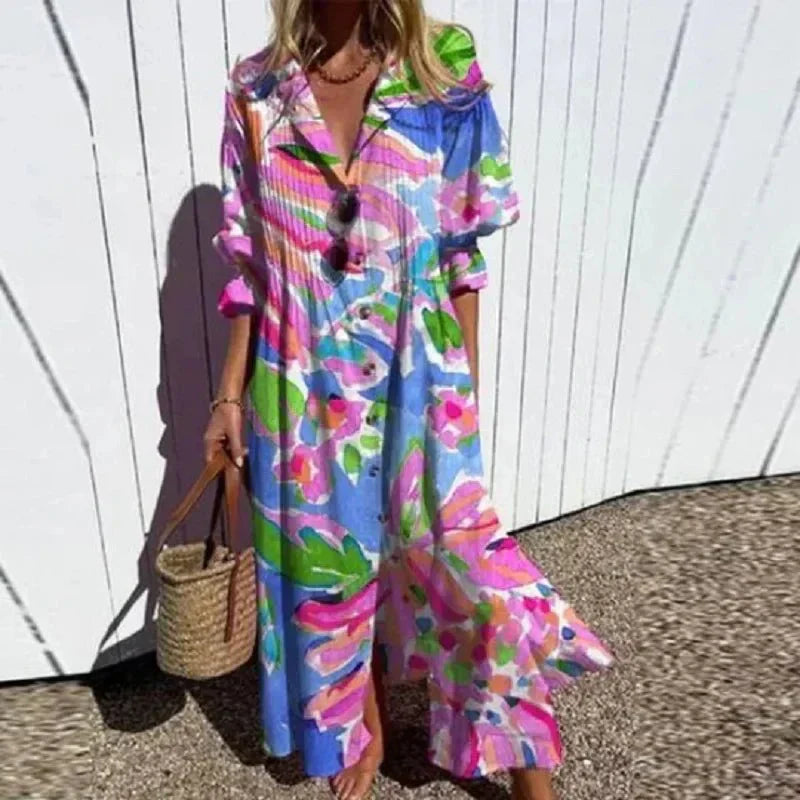 Soleil | Luftiges Boho Maxikleid