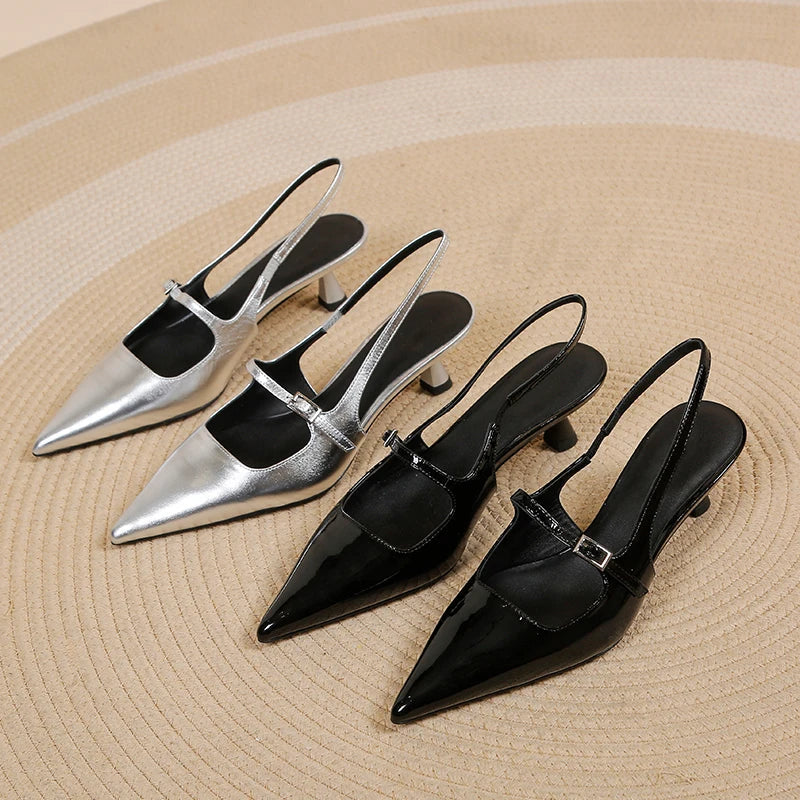 Stella | Slingback-Pumps mit kleinem Absatz