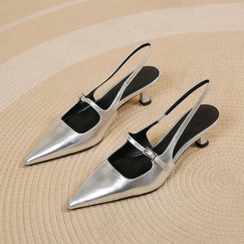 Stella | Slingback-Pumps mit kleinem Absatz