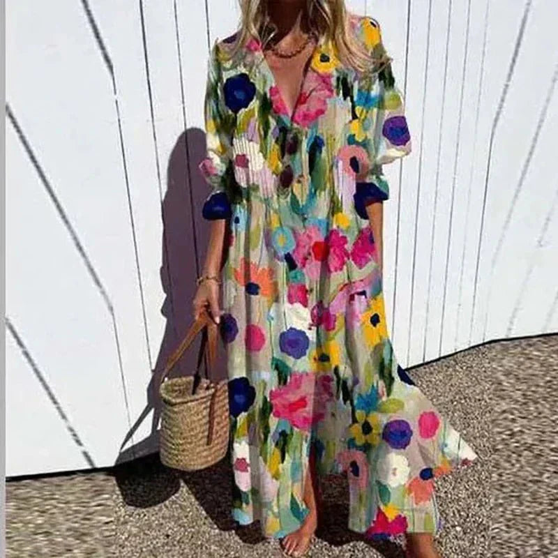 Soleil | Luftiges Boho Maxikleid