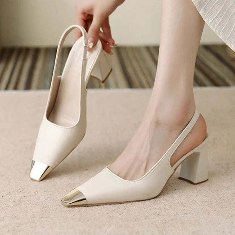 Layla | Slingback-Pumps mit spitzer Kappe
