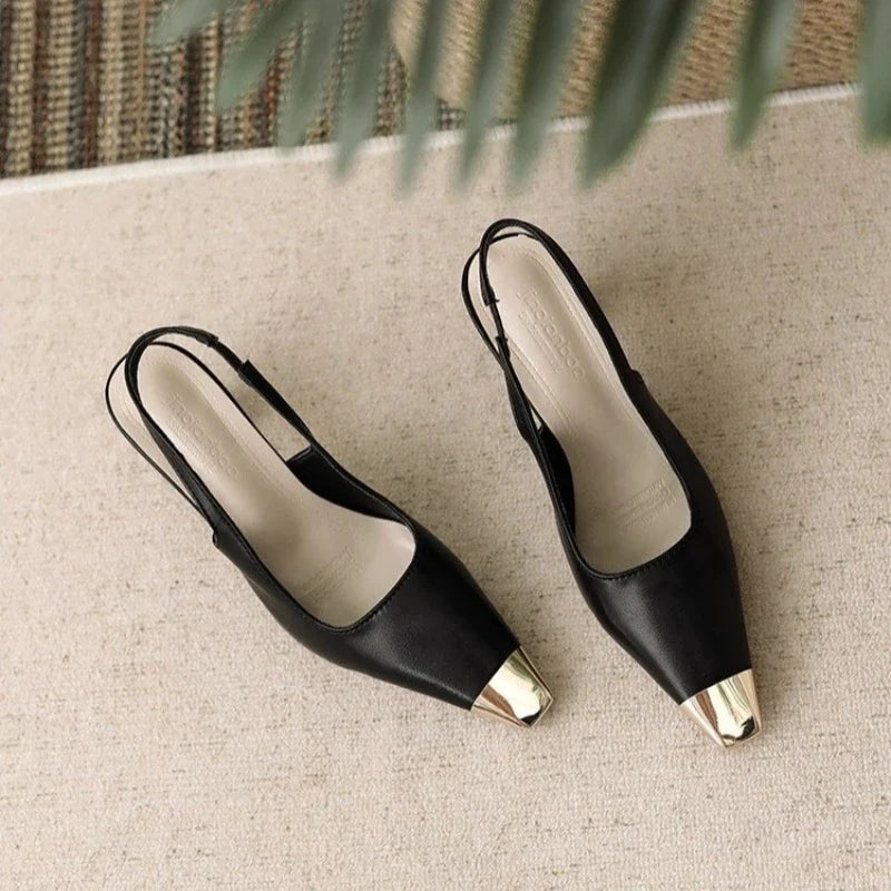 Layla | Slingback-Pumps mit spitzer Kappe
