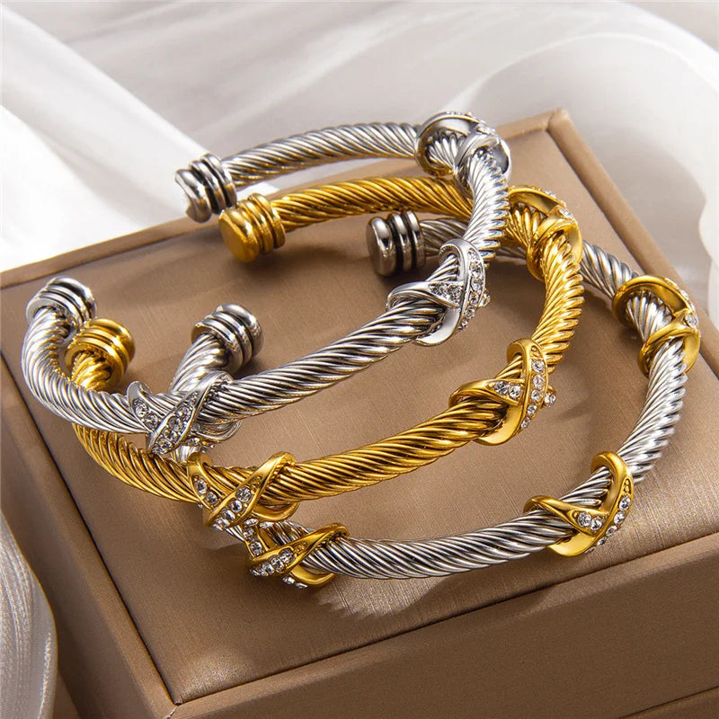 RIVIERA KRISTALLKABEL-ARMBAND