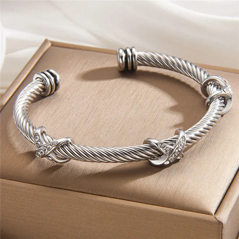 RIVIERA KRISTALLKABEL-ARMBAND