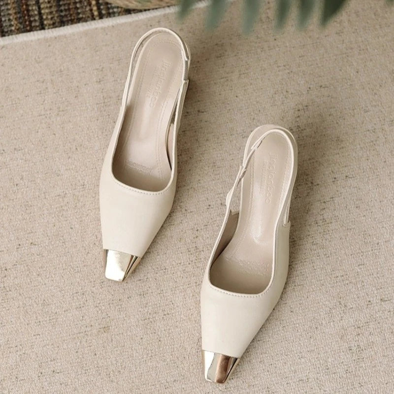 Layla | Slingback-Pumps mit spitzer Kappe