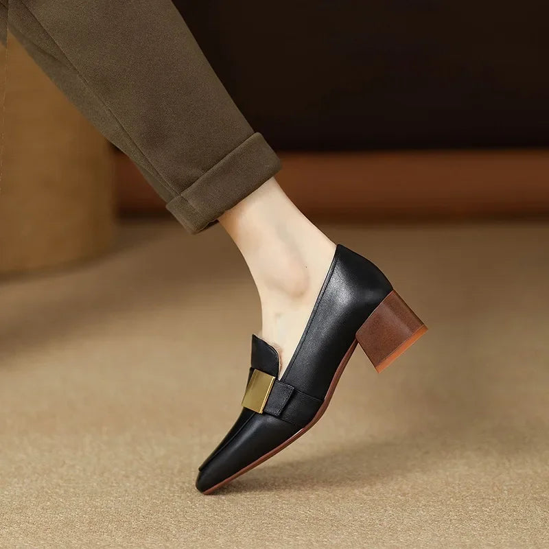 RIVIERA LEDER-SLIPPER