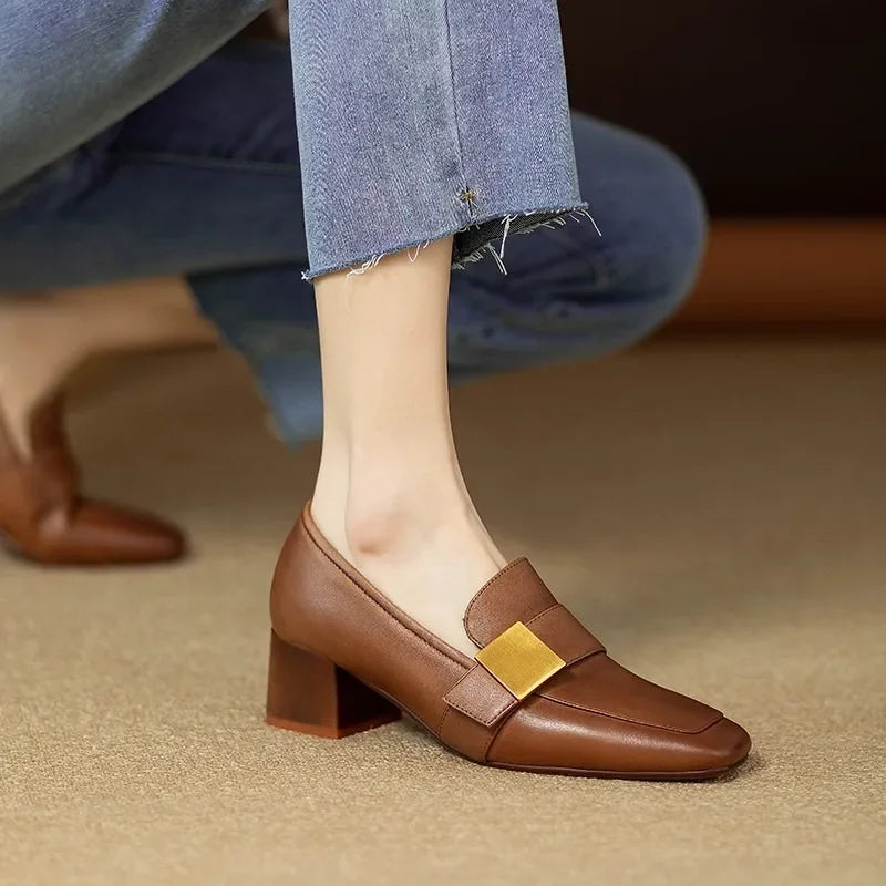 RIVIERA LEDER-SLIPPER