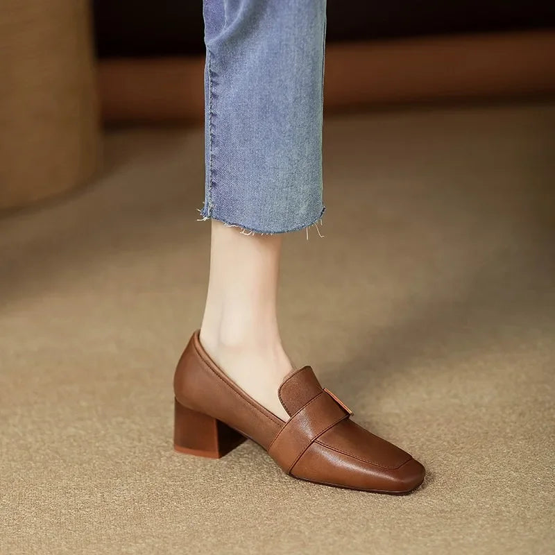 RIVIERA LEDER-SLIPPER