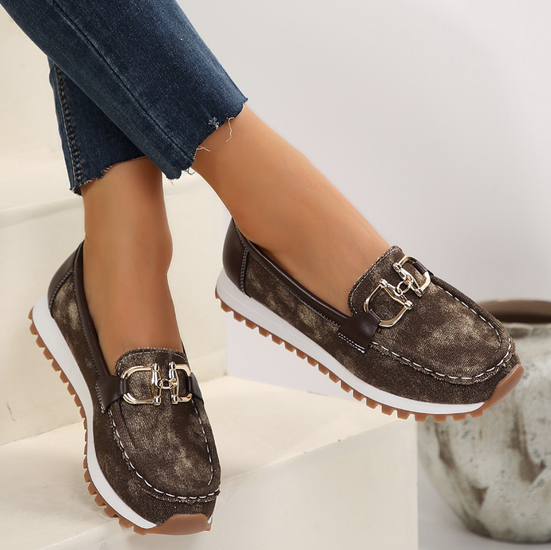 Eliza – Hybrid-Loafer mit Schnalle
