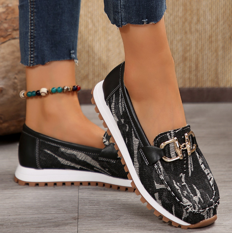 Eliza – Hybrid-Loafer mit Schnalle