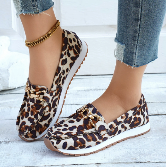 Everly – Mokassins mit Leopardenmuster