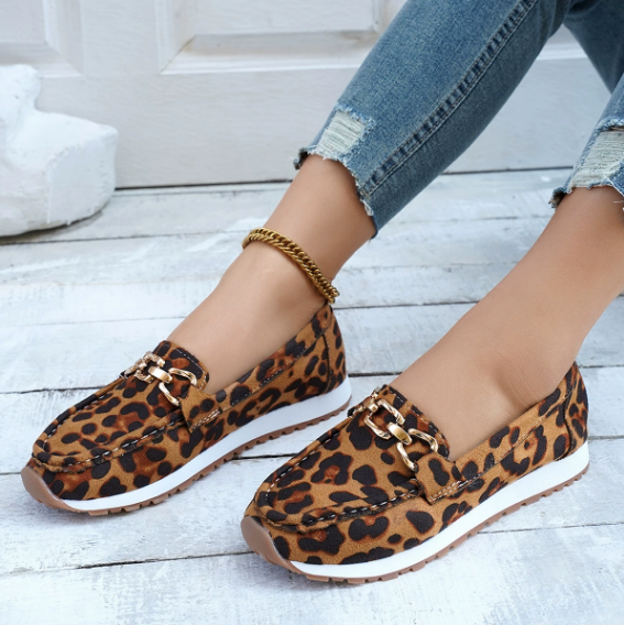 Everly – Mokassins mit Leopardenmuster
