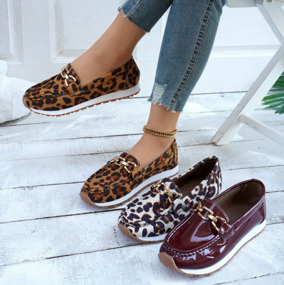 Everly – Mokassins mit Leopardenmuster