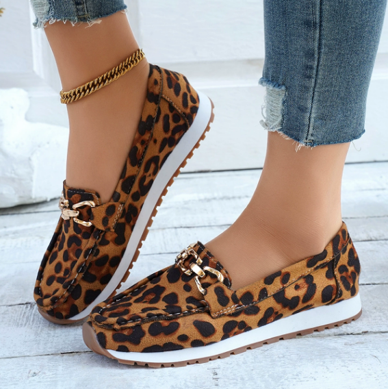 Everly – Mokassins mit Leopardenmuster