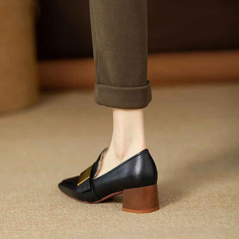 RIVIERA LEDER-SLIPPER