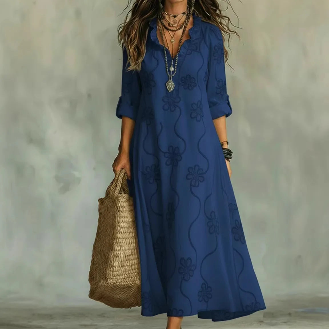 Sienna Sommer Maxikleid mit Blumenmuster
