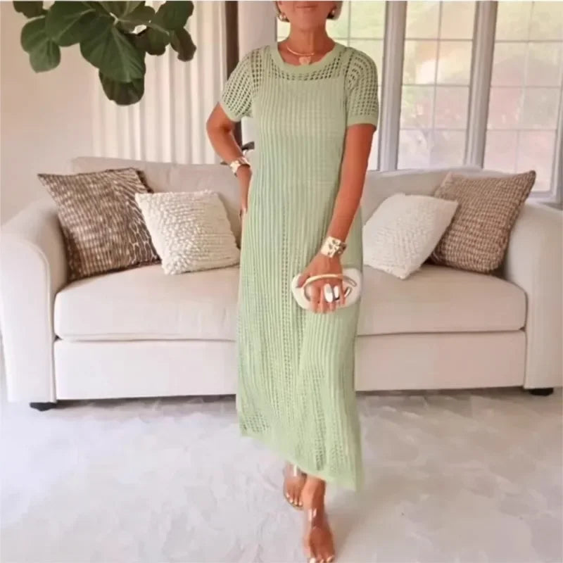 Riviera™ Set mit Slip Dress + Häkelspitzen-Overlay