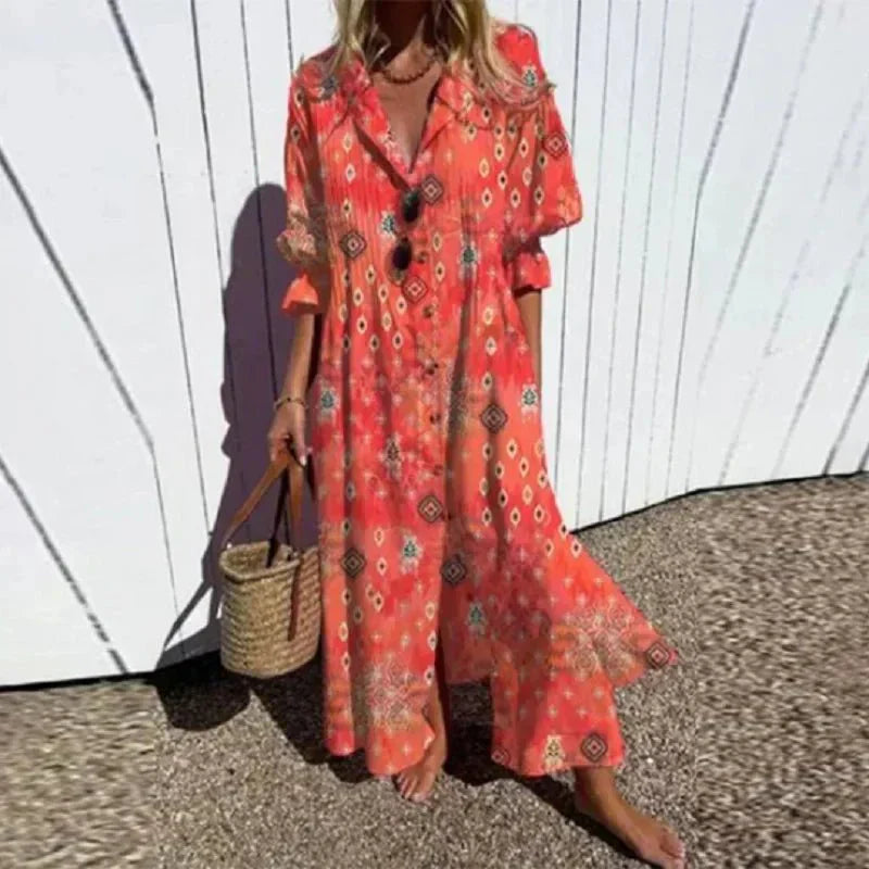 Soleil | Luftiges Boho Maxikleid