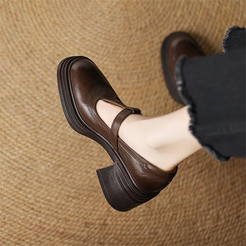 Klobige Pumps