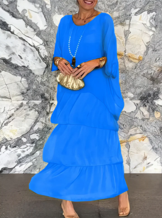 Lara | Elegantes, fließendes Maxikleid