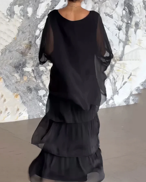 Lara | Elegantes, fließendes Maxikleid