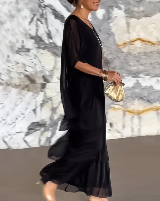 Lara | Elegantes, fließendes Maxikleid