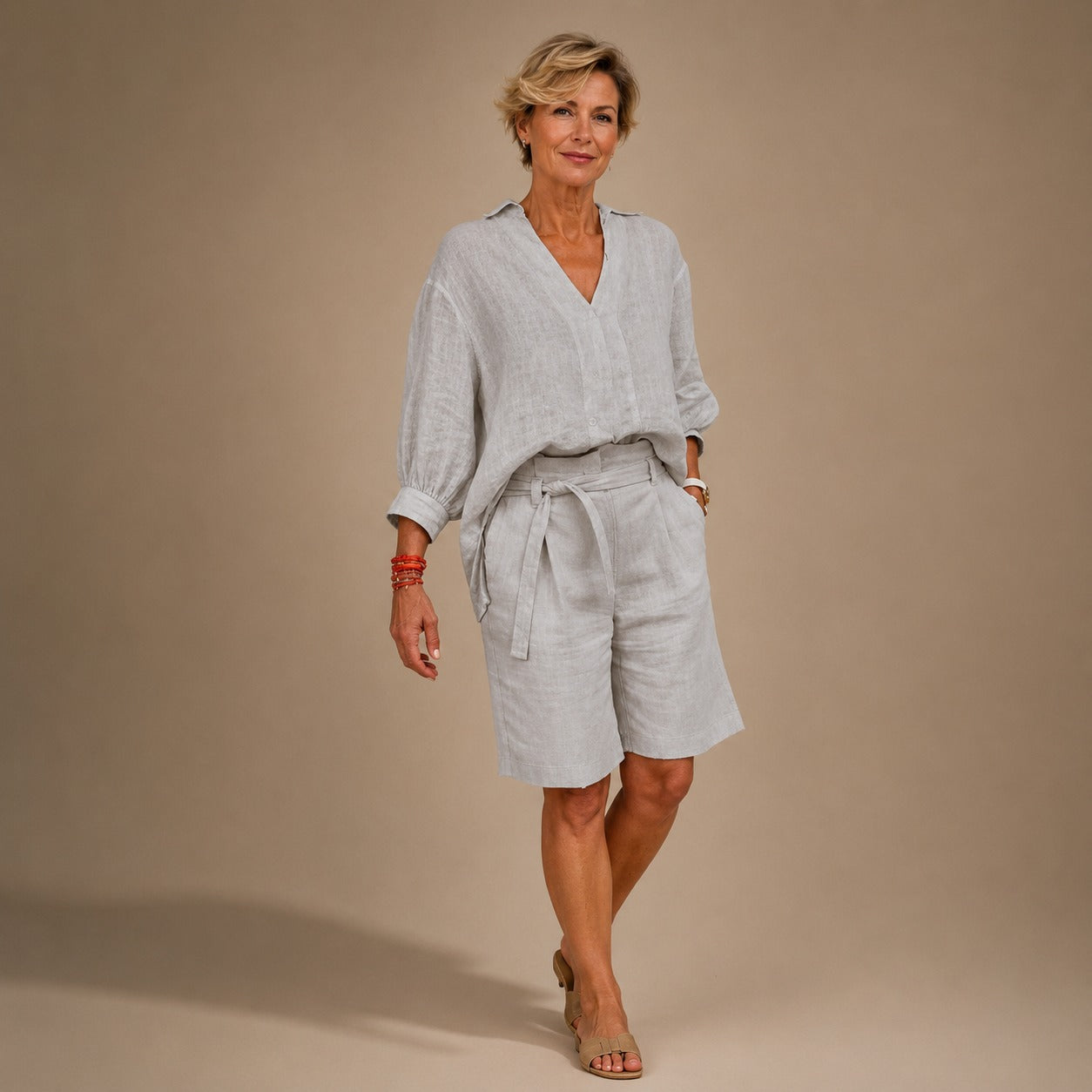 Set Marlowe™ mit einem Fluid Fit Hemd und Shorts mit Kordelzug