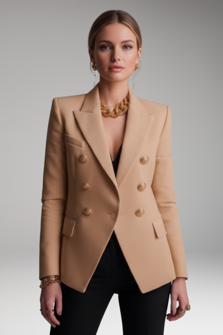 Hope | Damen-Reversblazer mit überlappendem Vorderteil und langen Ärmeln