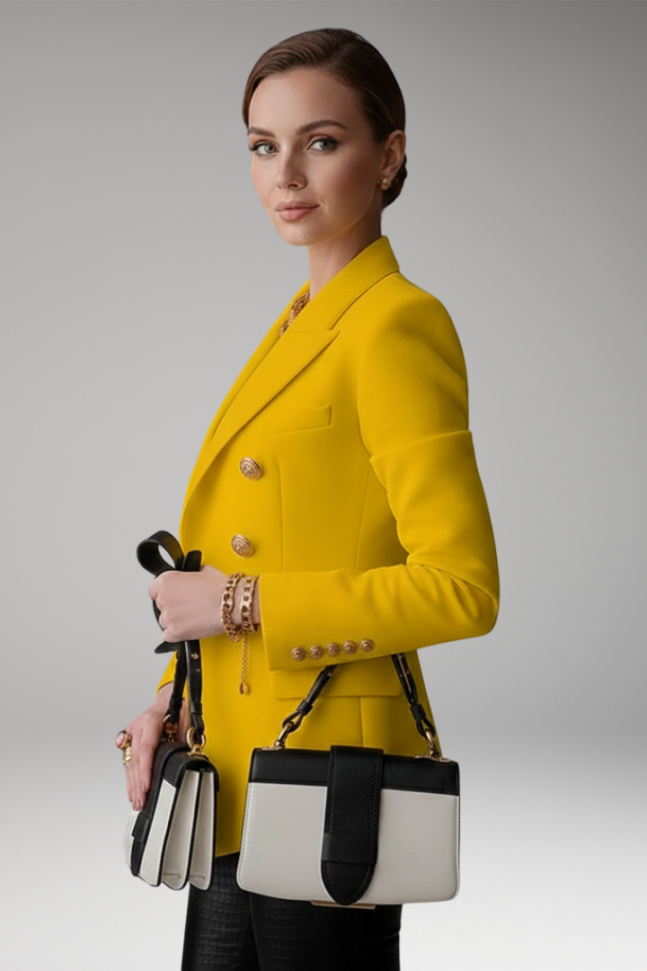 Hope | Damen-Reversblazer mit überlappendem Vorderteil und langen Ärmeln