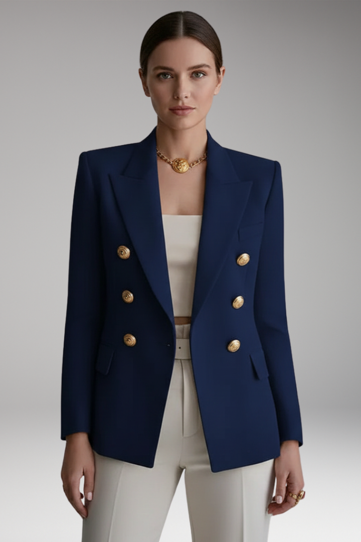 Hope | Damen-Reversblazer mit überlappendem Vorderteil und langen Ärmeln