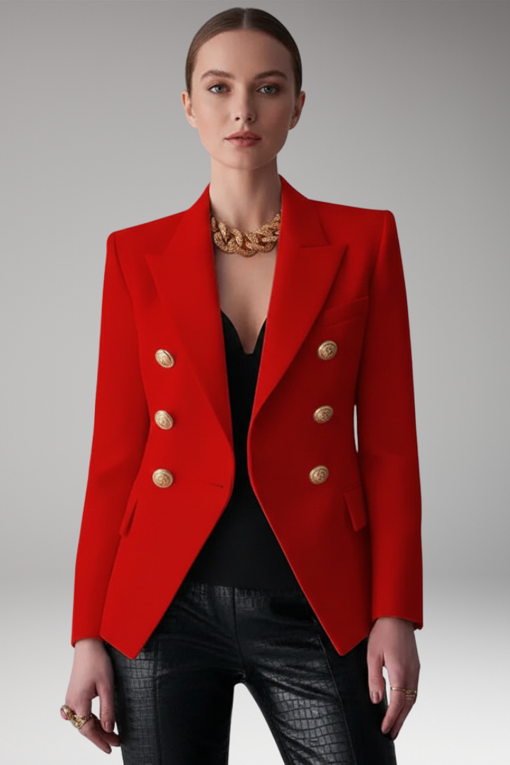 Hope | Damen-Reversblazer mit überlappendem Vorderteil und langen Ärmeln