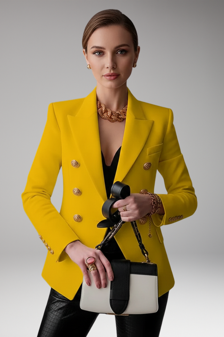 Hope | Damen-Reversblazer mit überlappendem Vorderteil und langen Ärmeln
