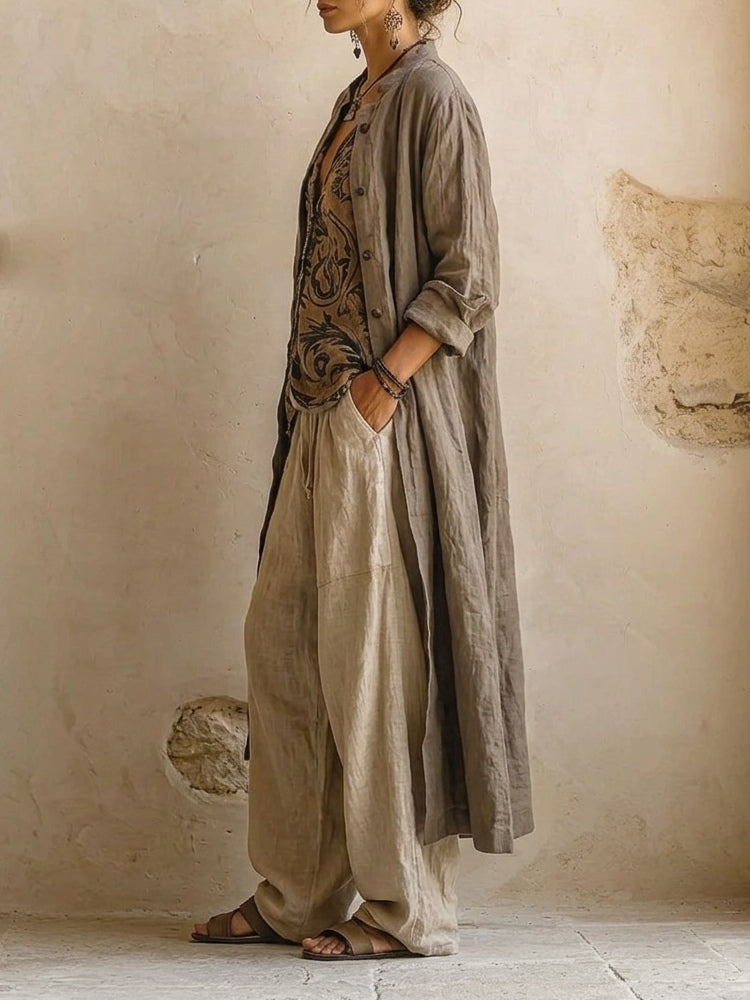 Das Florence Leinen-Mix Co-Ord-Set