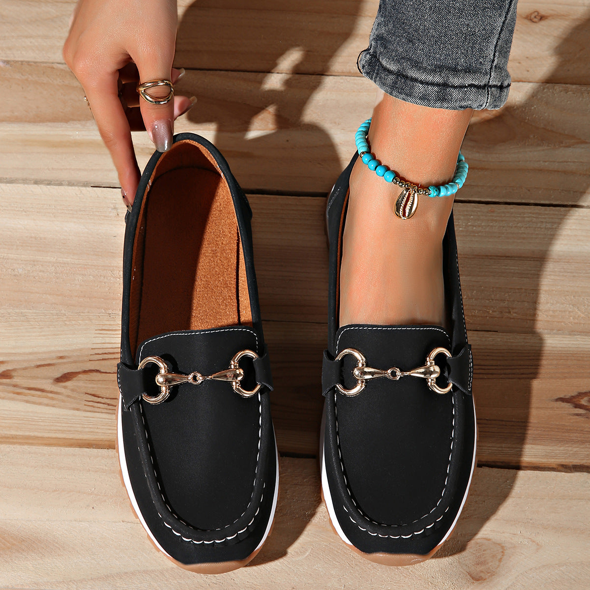Elodie – Loafer mit flacher Schnalle